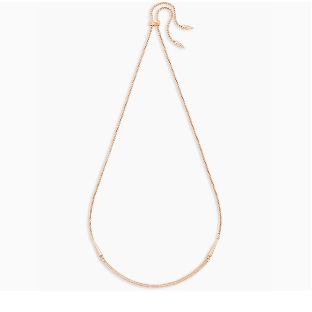 KENDRA SCOTT Scottie Choker Necklace in ROSE GOLD color Brand NEW